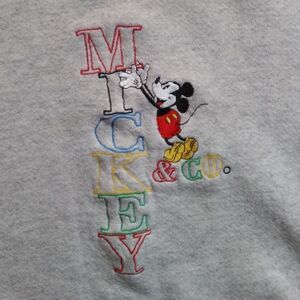 Vintage Disney Mickey Mouse & Co. Embroidered Crewneck Sweatshirt